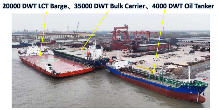 vessel waiting for delivery