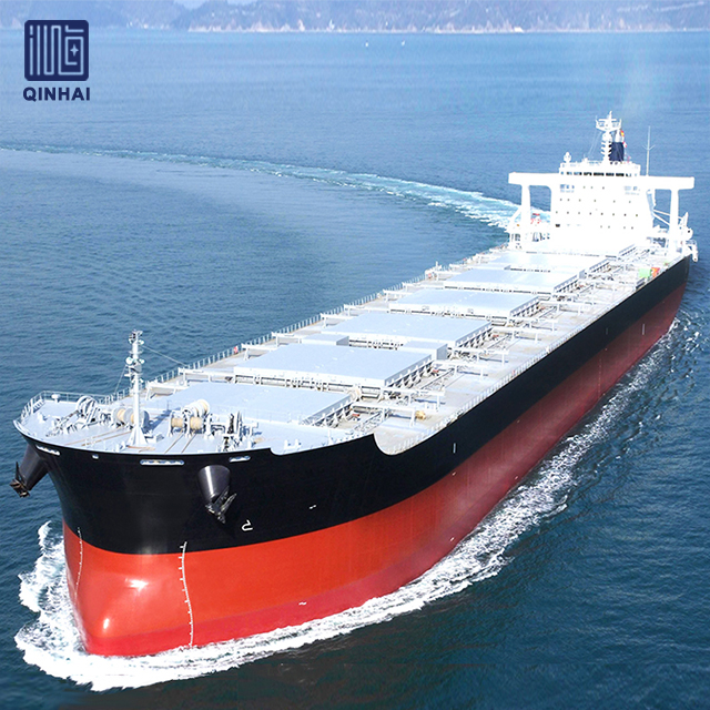 Iron Ore Bulk Carrier at Port