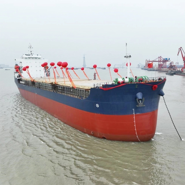 Cement Bulk Carrier at Port